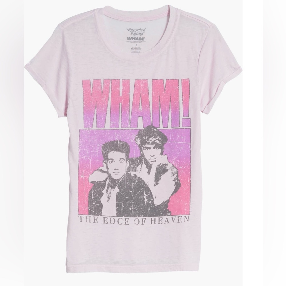 Recycled Karma Pink WHAM! Gradient Graphic Tee